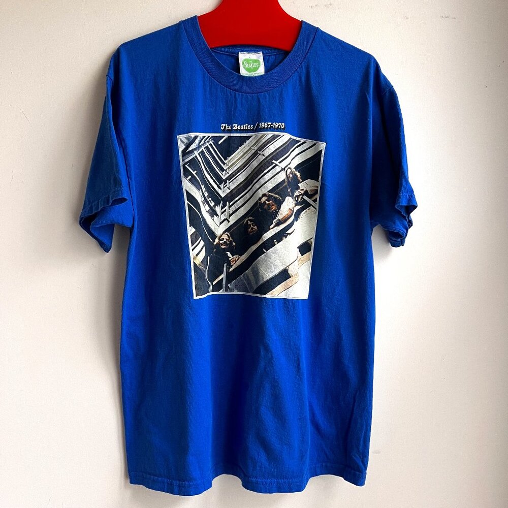 The Beatles 1967-1970 Blue Graphic T-Shirt